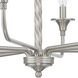 Jolenne 8 Light 38.03 inch Brushed Polished Nickel Chandelier Ceiling Light