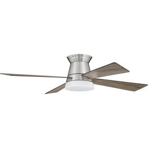 Revello 52 inch Brushed Polished Nickel with Driftwood/Driftwood Blades Ceiling Fan