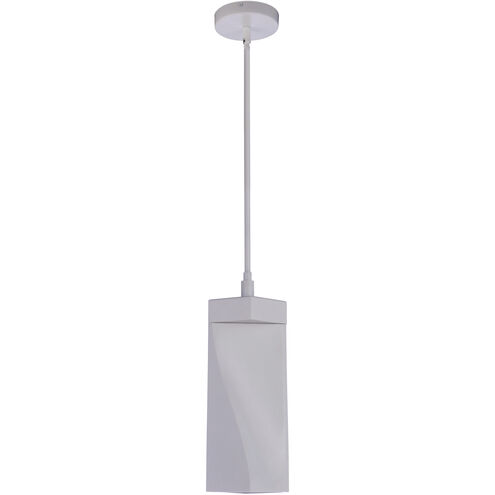 Drama LED 6 inch Matte White Mini Pendant Ceiling Light