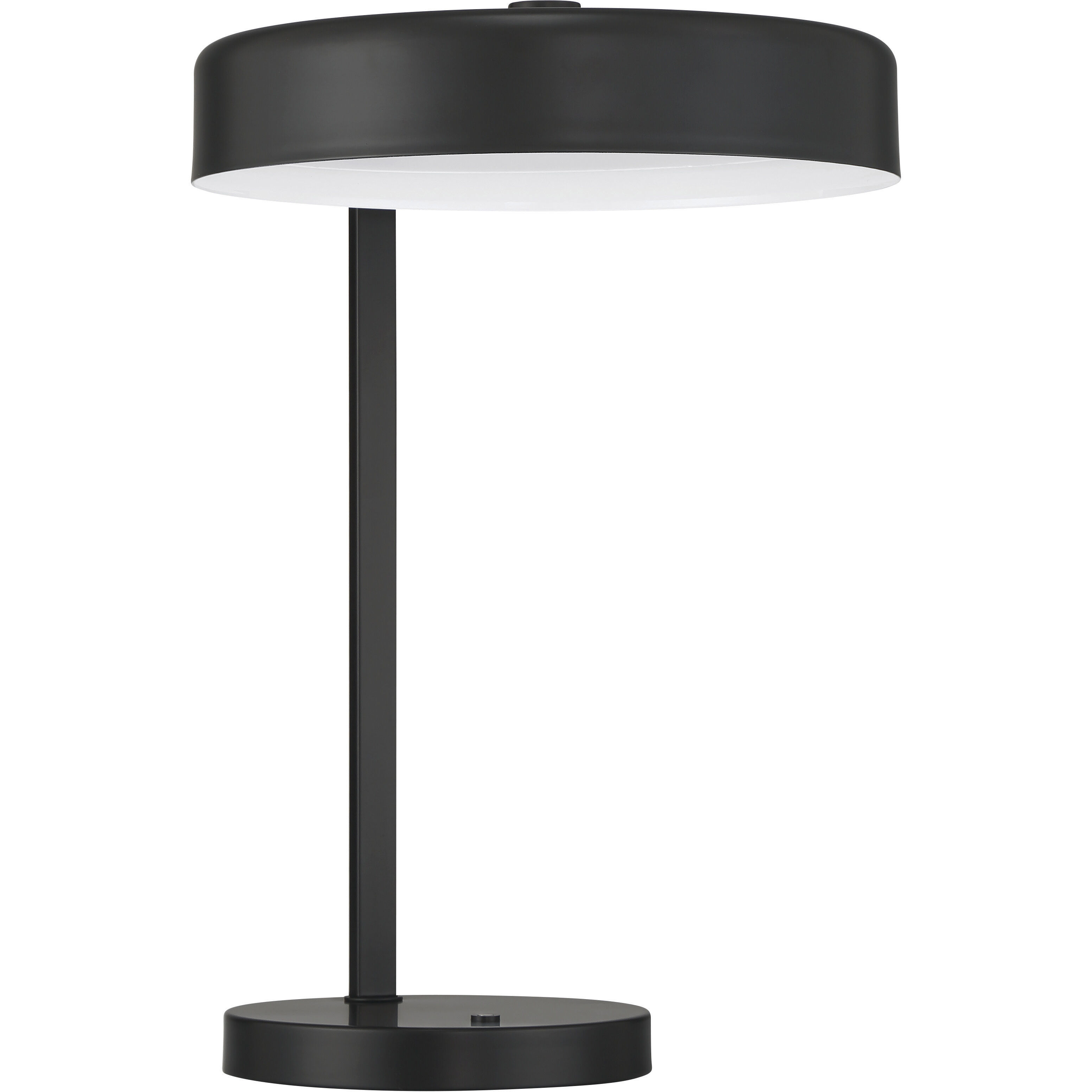 Keeva 17.2 inch 18 watt Flat Black Table Lamp Portable Light