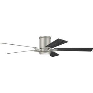 Wyatt 52 inch Painted Nickel with BNK/Mesquite Blades Ceiling Fan