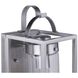 Neo 1 Light 14 inch Satin Aluminum Outdoor Wall Lantern