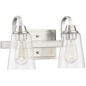 Neighborhood Grace 2 Light 14 inch Brushed Polished Nickel Vanity Light Wall Light, Neighborhood Collection