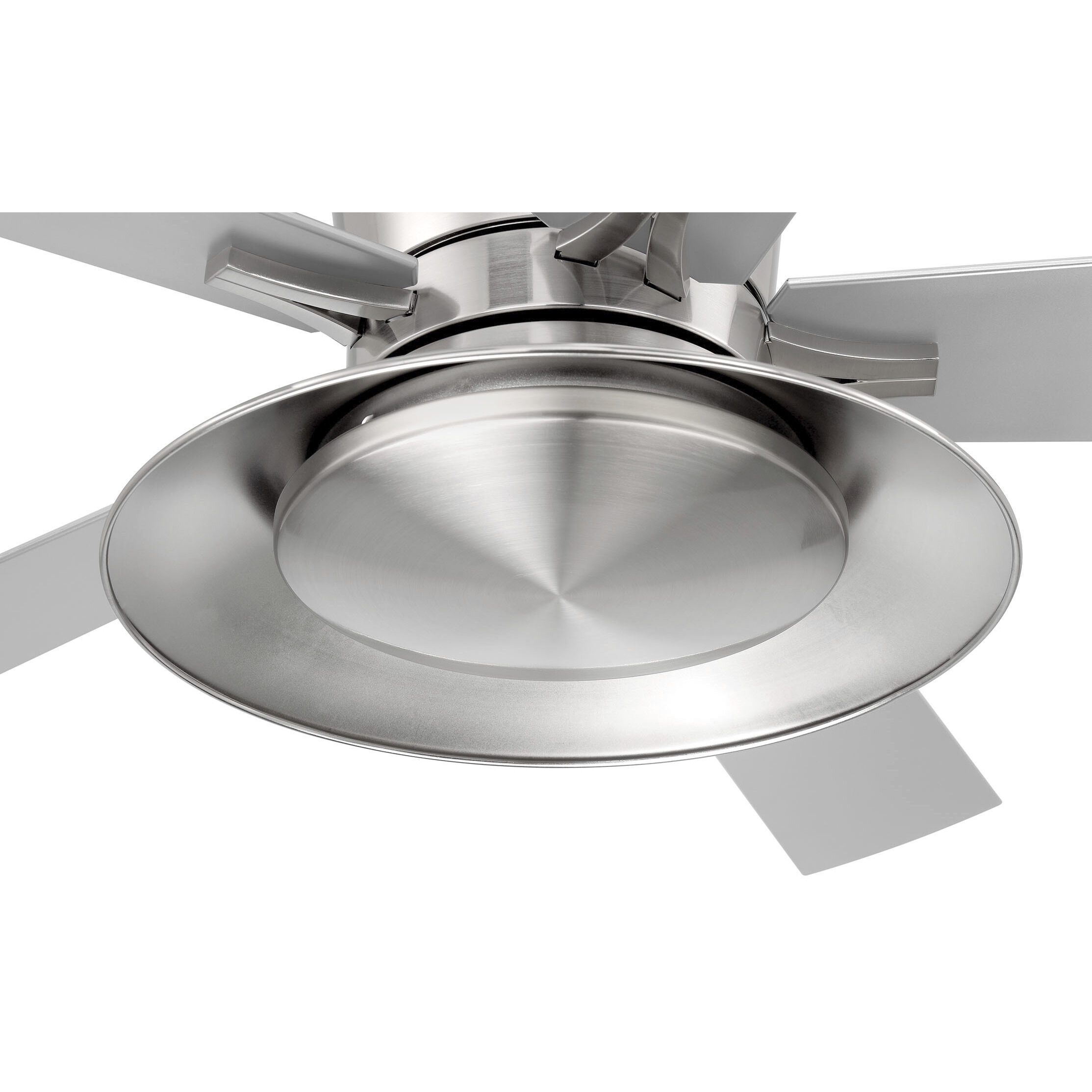 Topper 52 inch Brushed Polished Nickel with Brushed Nickel Blades Fan