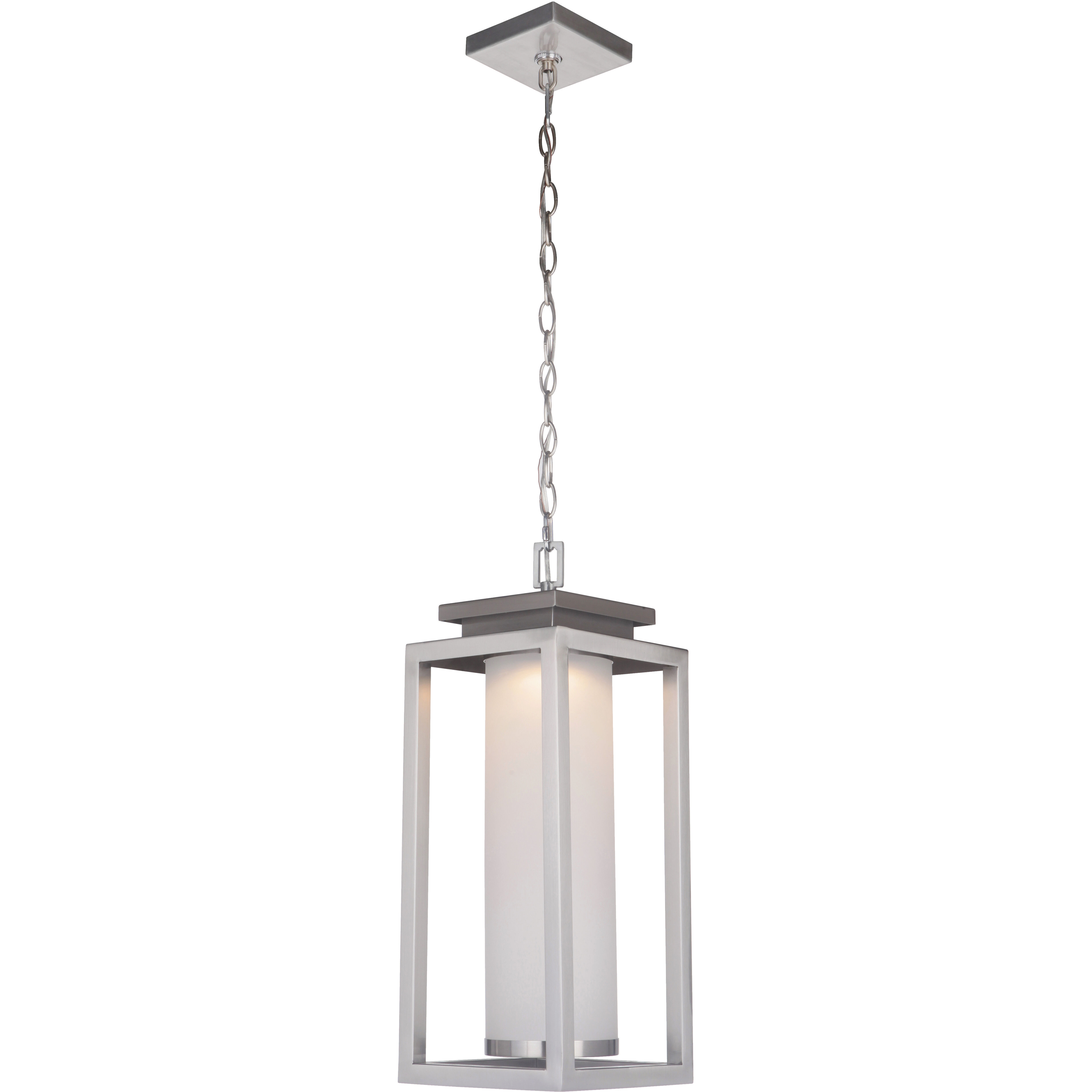 Vailridge LED 9 inch Stainless Steel Outdoor Pendant, Large
