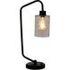 Bejamin 23.5 inch 60 watt Flat Black Table Lamp Portable Light