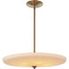 Stenson 5 Light 24 inch Satin Brass Pendant Ceiling Light