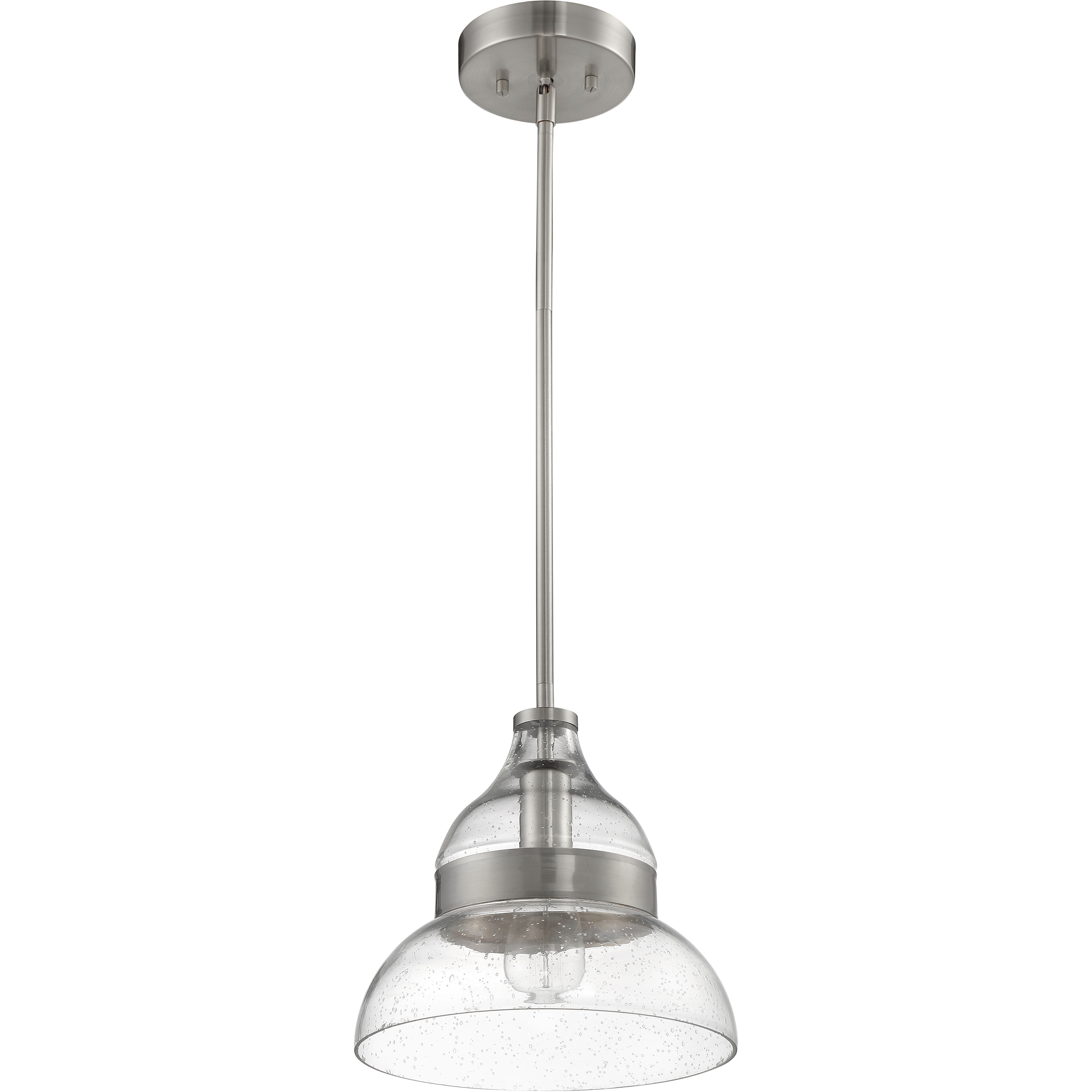 Smyth 1 Light 11 inch Brushed Polished Nickel Mini Pendant Ceiling Light