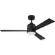 McCoy 52 inch Flat Black Ceiling Fan (Blades Included)