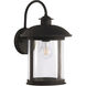 O'Fallon 1 Light 15 inch Dark Bronze Gilded Outdoor Wall Mount