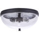 Sivo 2 Light 13 inch Midnight Outdoor Flushmount