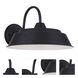 Landmark 1 Light 9.06 inch Midnight Outdoor Lantern