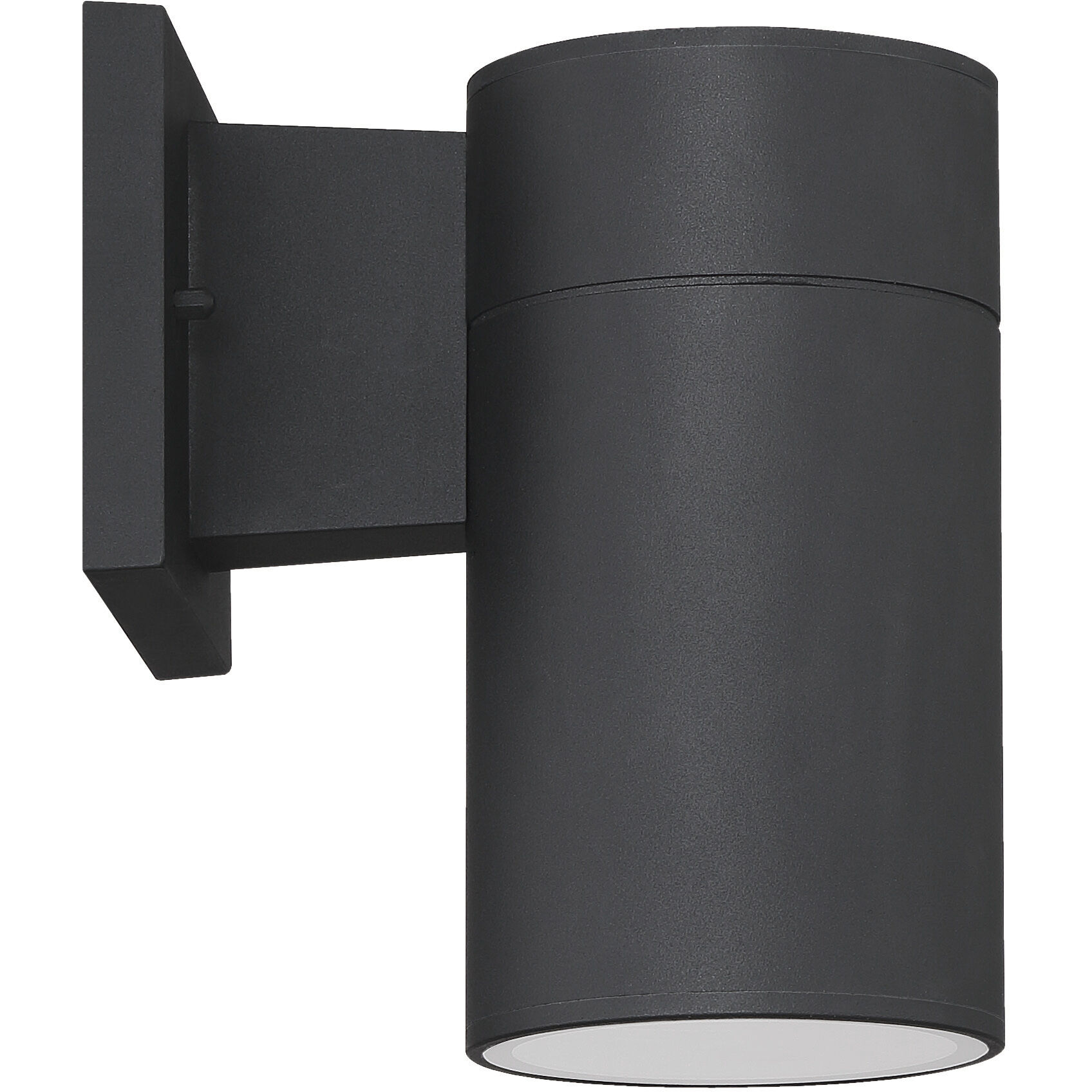 Pillar LED 8 inch Textured Black Outdoor Wall Mount 