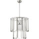 Melody 1 Light 25 inch Brushed Polished Nickel Pendant Ceiling Light
