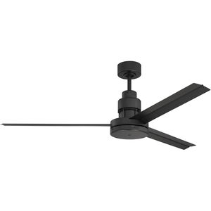 Mondo 54 inch Flat Black Ceiling Fan
