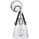 Gallery Hagen 1 Light 6 inch Polished Nickel Wall Sconce Wall Light