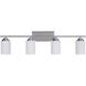 Albany 4 Light 35 inch Chrome Vanity Light Wall Light