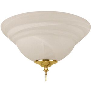 Elegance LED Alabaster Fan Bowl Light Kit, Universal Mount