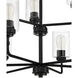 Stowe 9 Light 30 inch Flat Black Chandelier Ceiling Light