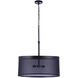 Mesh 4 Light 28 inch Flat Black Pendant Ceiling Light