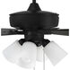 Super Pro 114 60 inch Flat Black with Flat Black/Greywood Blades Contractor Ceiling Fan