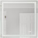 Lighted 30 X 30 inch White Mirror, Square