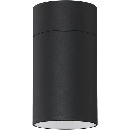 Pillar LED 8 inch Textured Black Outdoor Wall Mount 