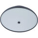 Soul LED 13 inch Flat Black Flushmount Ceiling Light