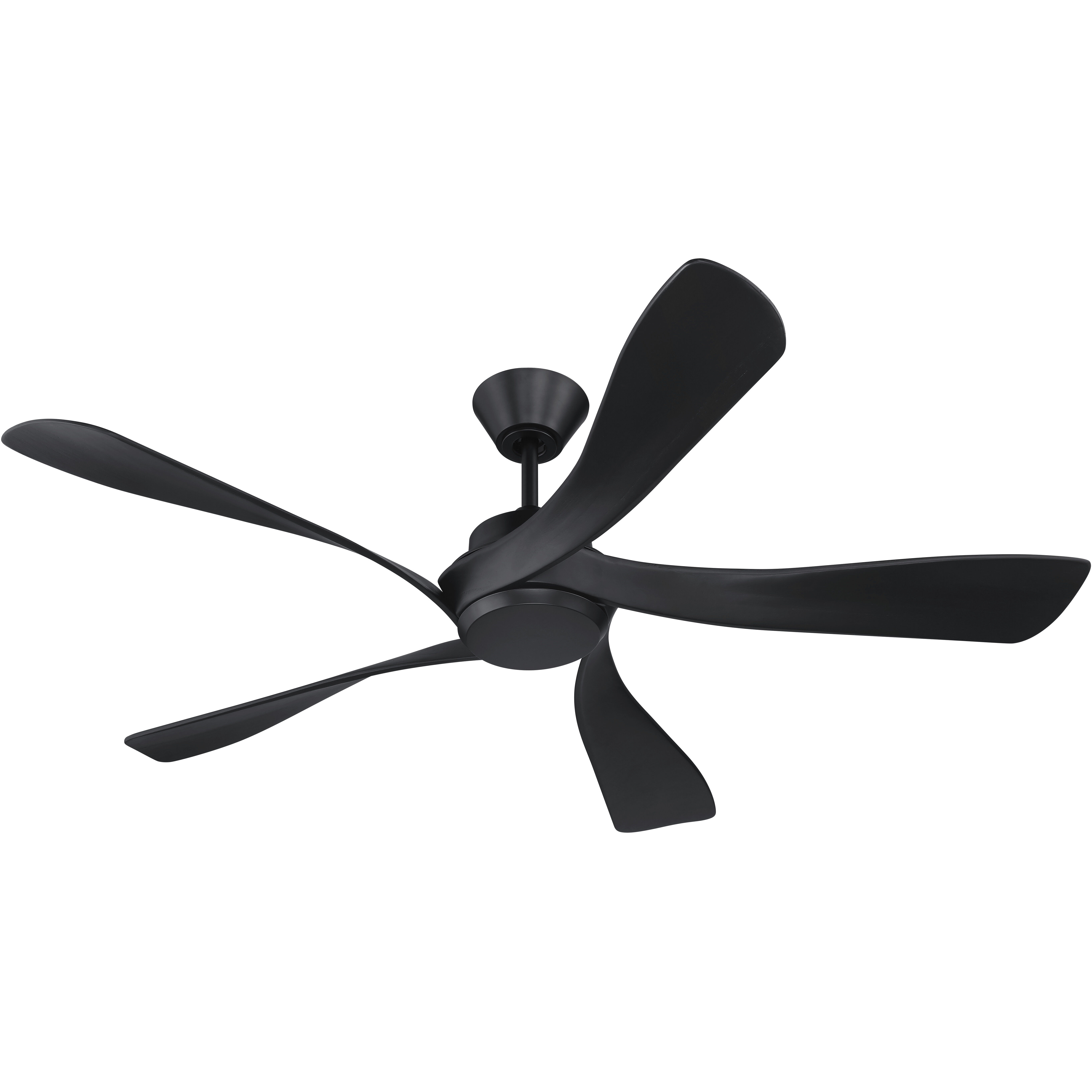 Captivate 52 inch Flat Black with Flat Black/Flat Black Blades Ceiling Fan
