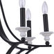 Esme 8 Light 31.75 inch Flat Black/Matte White Chandelier Ceiling Light