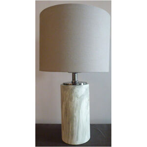 Bejamin 16.75 inch 60 watt White Table Lamp Portable Light