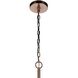 Mesh 4 Light 28 inch Satin Brass Pendant Ceiling Light