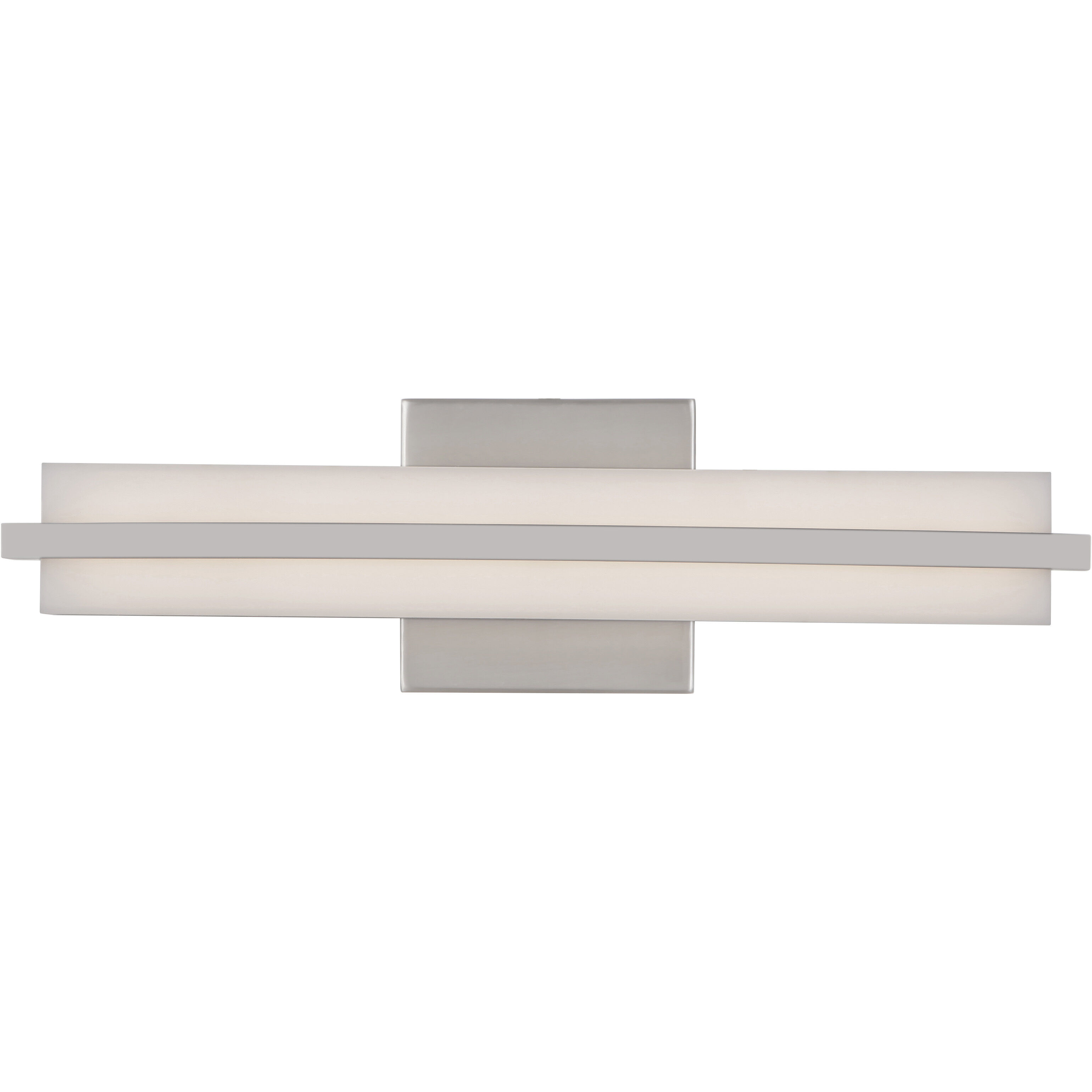 Seger LED 16.9 inch Brushed Polished Nickel Vanity Light Wall Light