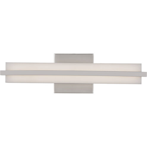 Seger LED 17 inch Brushed Polished Nickel Vanity Light Wall Light in 17 in.