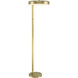 Keeva 57.05 inch 28 watt Satin Brass Floor Lamp Portable Light