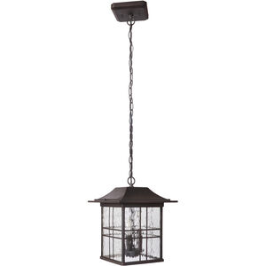 Dorset 3 Light 11 inch Aged Bronze Brushed Outdoor Pendant, Large