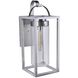 Neo 1 Light 20 inch Satin Aluminum Outdoor Wall Lantern
