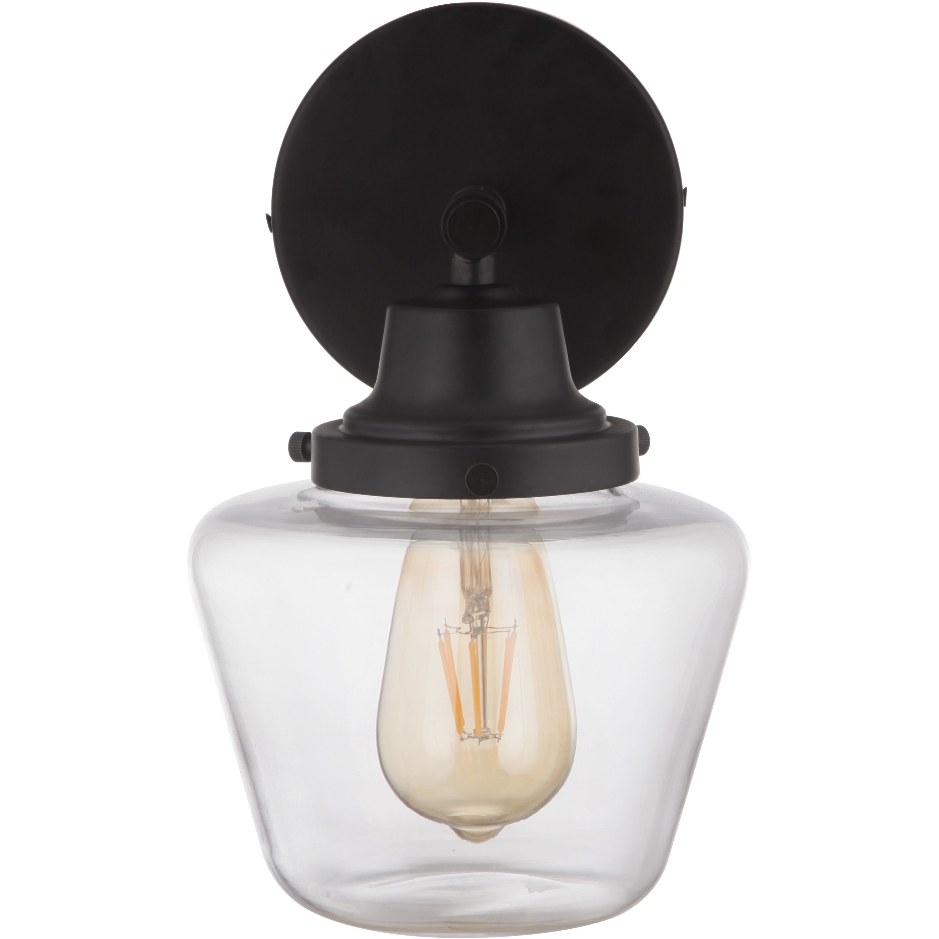 Neighborhood Essex 1 Light 7 inch Flat Black Wall Sconce Wall Light, Neighborhood Collection