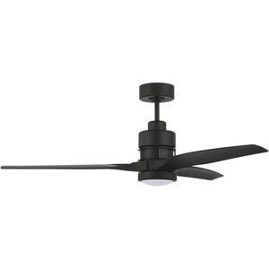 Sonnet 52 inch Flat Black with Flat Black Polycarbonate Blades Ceiling Fan, WiFi