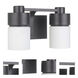 Neighborhood District 2 Light 14 inch Flat Black Vanity Light Wall Light