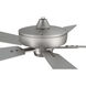 Super Pro 60 inch Brushed Satin Nickel with Brushed Nickel/Greywood Blades Contractor Ceiling Fan