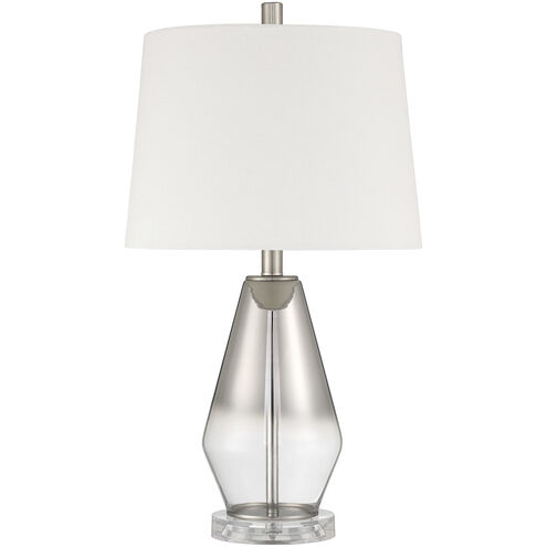 Bejamin 24.8 inch 100 watt Brushed Nickel Table Lamp Portable Light