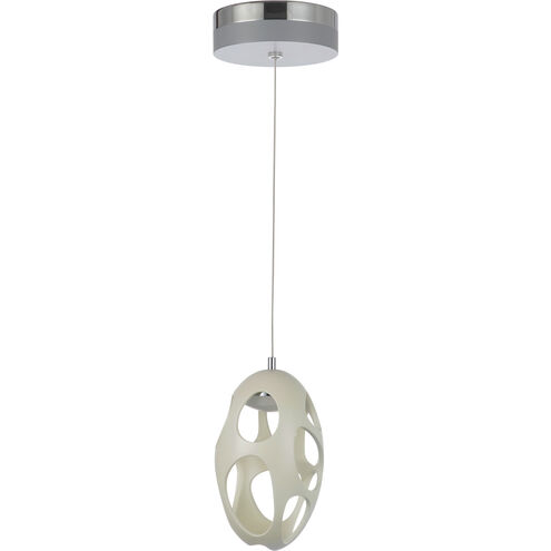 Ovale LED 8 inch White Mini Pendant Ceiling Light in Hue