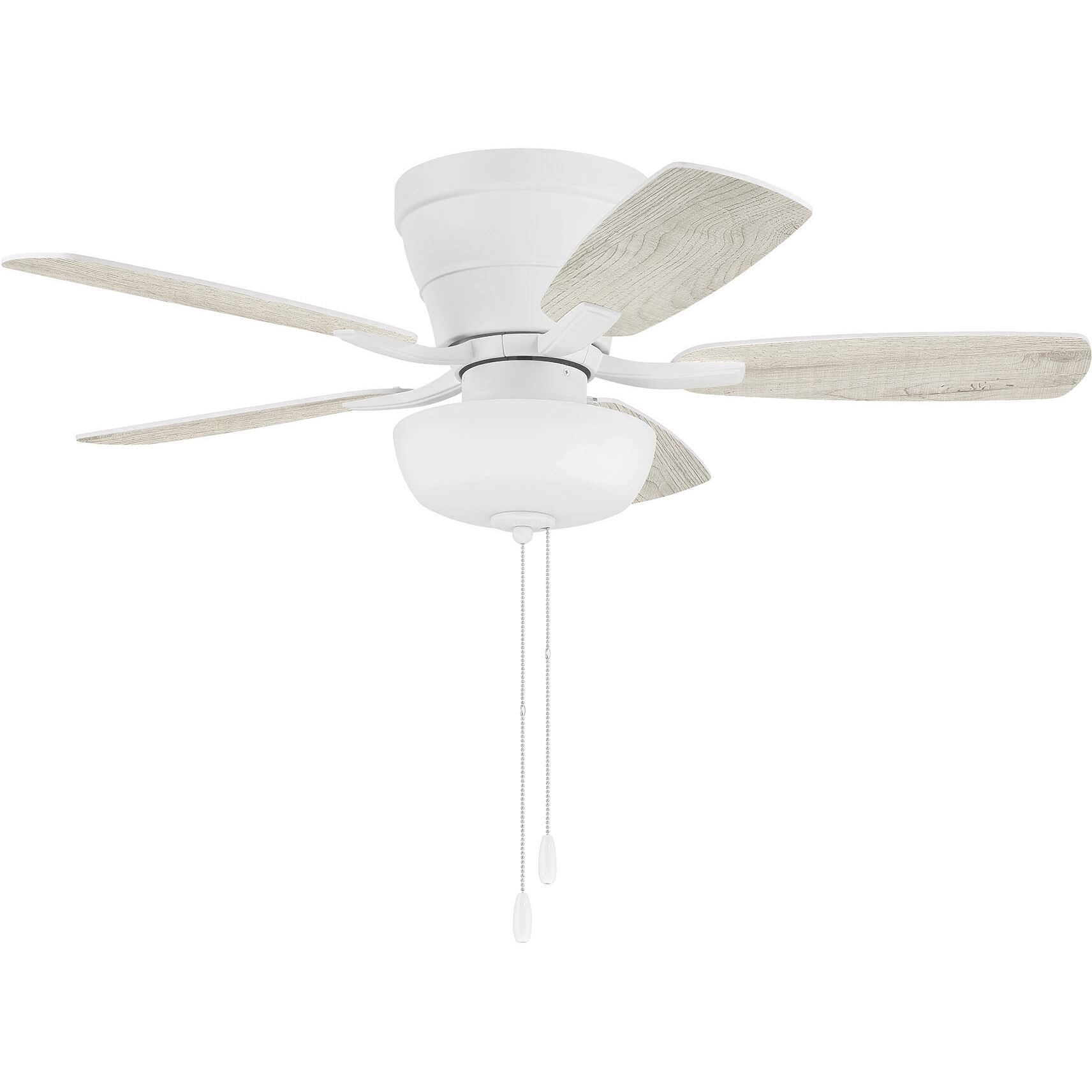 Wheeler 42 inch White with White/Washed Oak Blades Fan