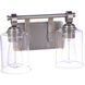 Romero 2 Light 14 inch Brushed Polished Nickel Vanity Light Wall Light