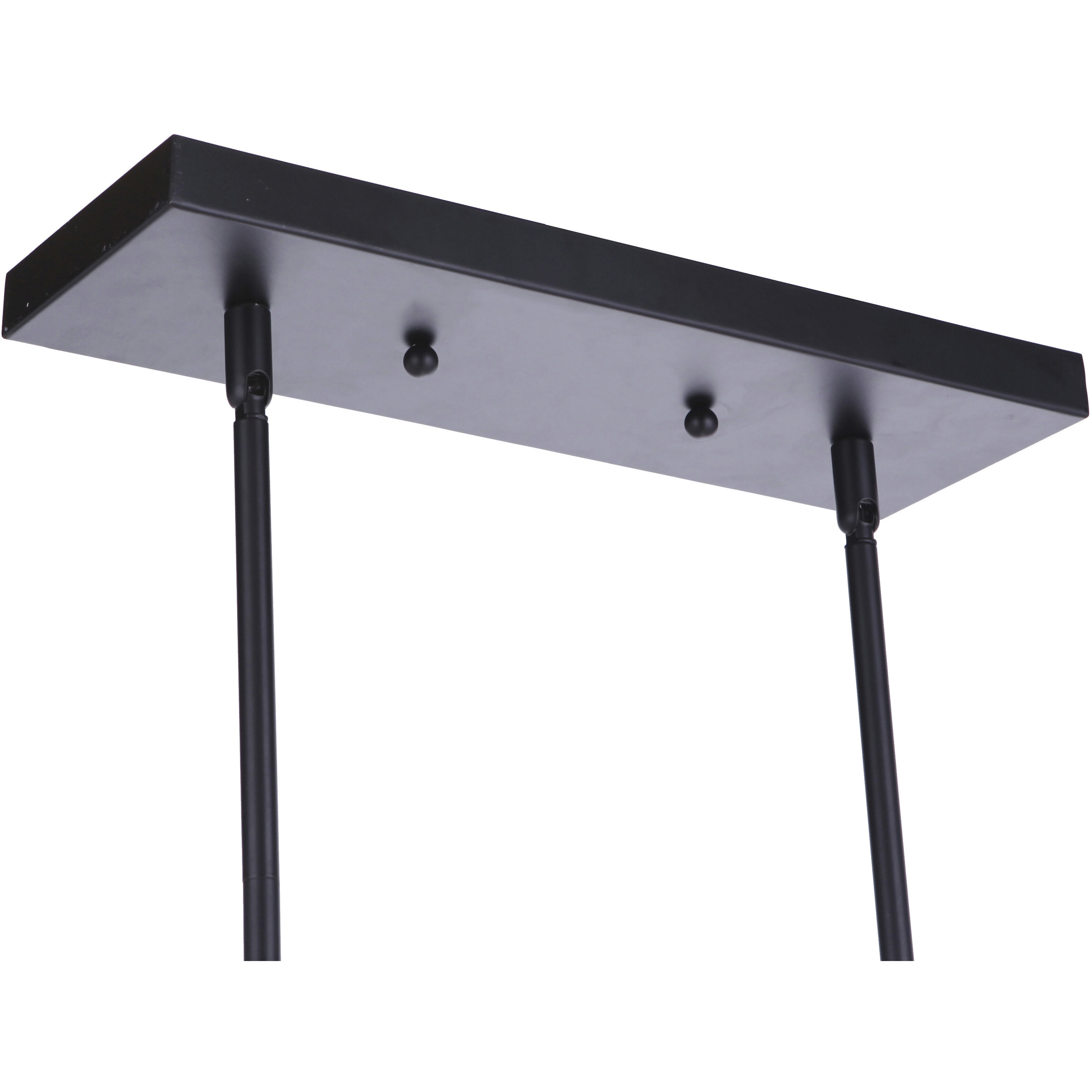 Larrson 8 Light 38 inch Flat Black Island Ceiling Light