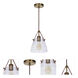 Gallery Hagen 1 Light 7.87 inch Vintage Brass Pendant Ceiling Light