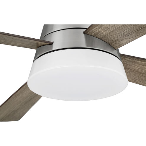 Revello 52 inch Brushed Polished Nickel with Driftwood/Driftwood Blades Ceiling Fan