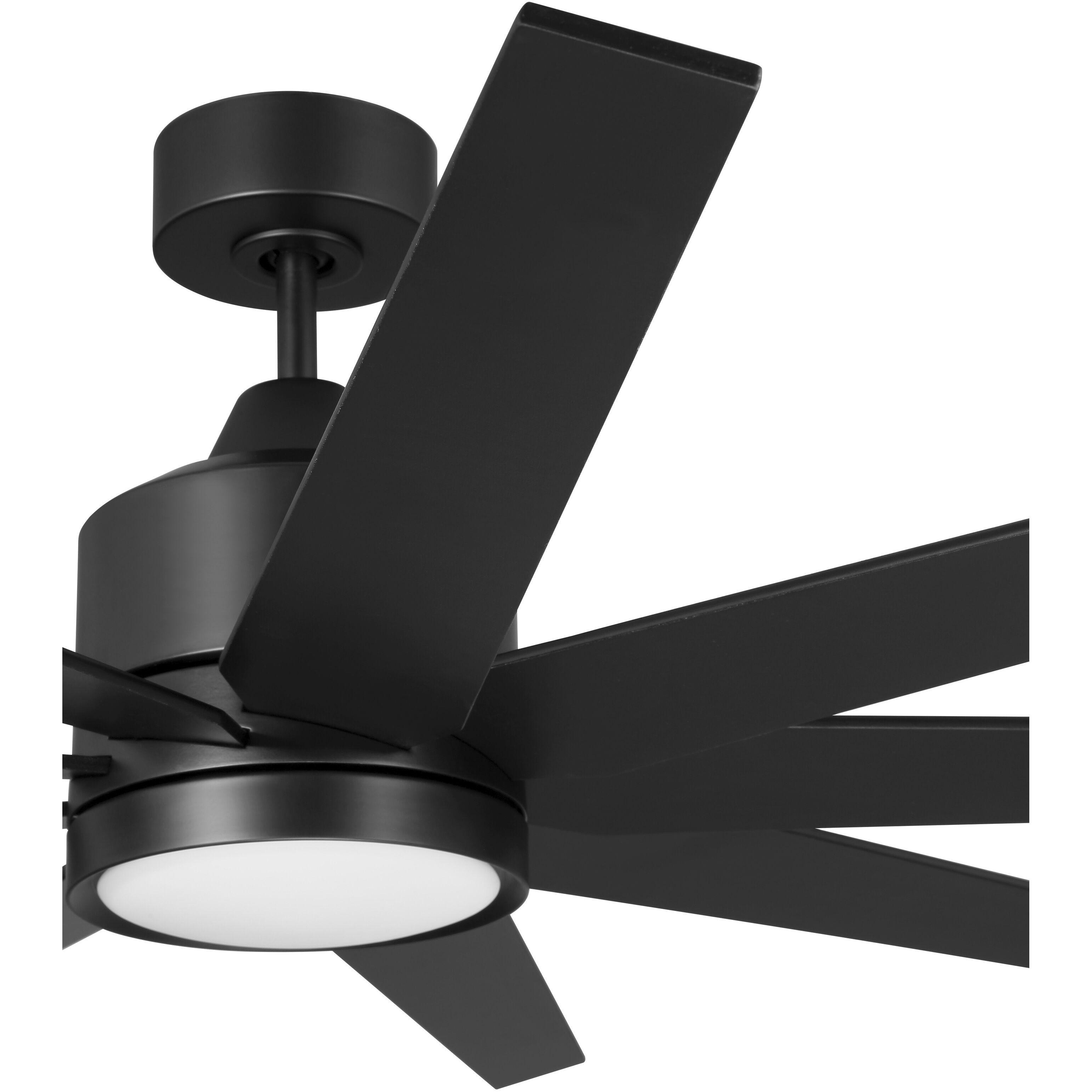 Champion 60 inch Flat Black with Flat Black/Flat Black Blades Ceiling Fan