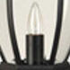 Bent Glass 1 Light 20.5 inch Textured Black Outdoor Post Mount, Medium